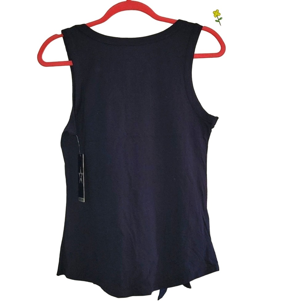 NFL Dallas Cowboys womens sleeveless t-shirt Tank Top, Tie Front. NWT XL, M, XS - Picture 2 of 3